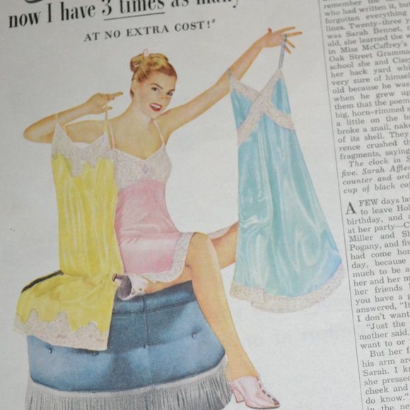 Vintage Good Housekeeping Magazine August 1947 Advertisisng MCM Decor - Picture 4 of 5